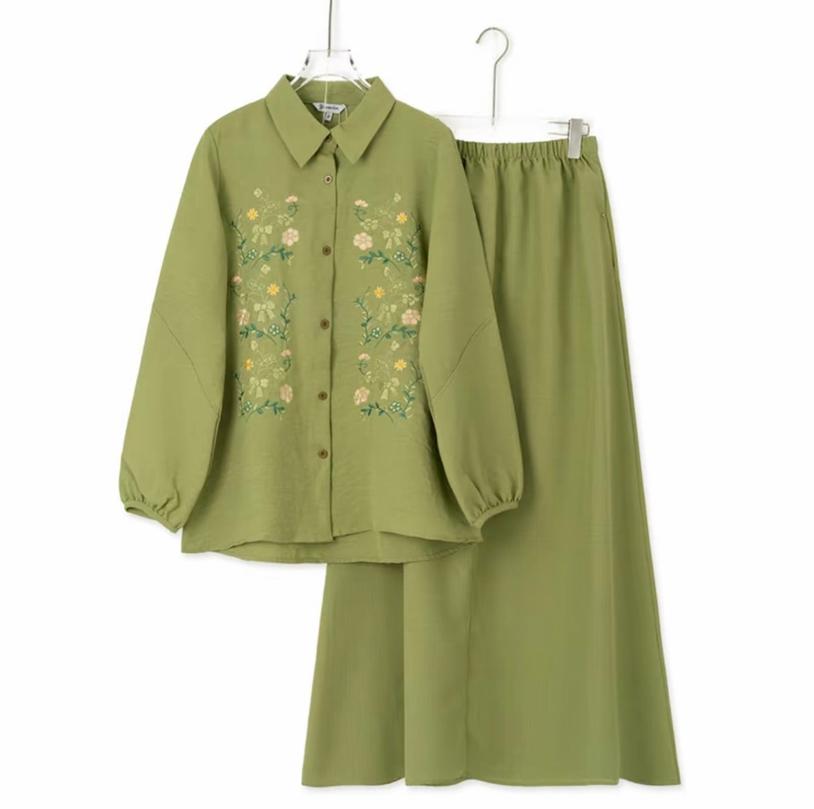 YM Jolana Embroidered Skirt Set - FS/PS
