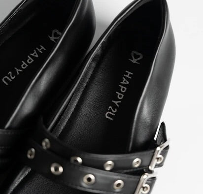 H2U Blake Double Strap Flats