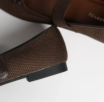 H2U Rosie Yarn Ribbon Flats