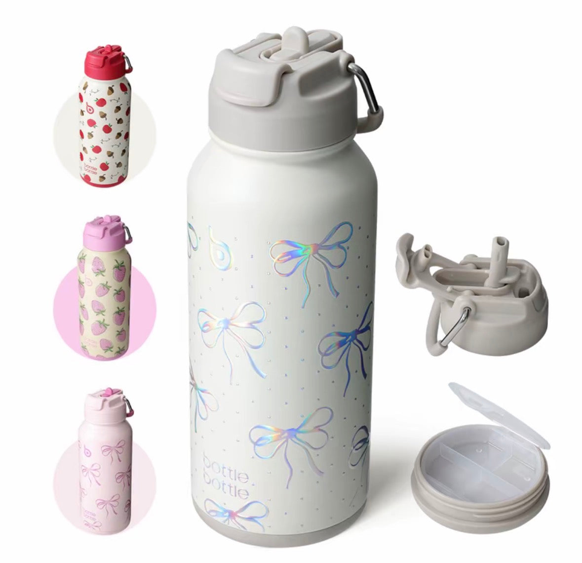 BOTTLE BOTTLE Limited Edition Tumbler with Pill Storage Box 32oz