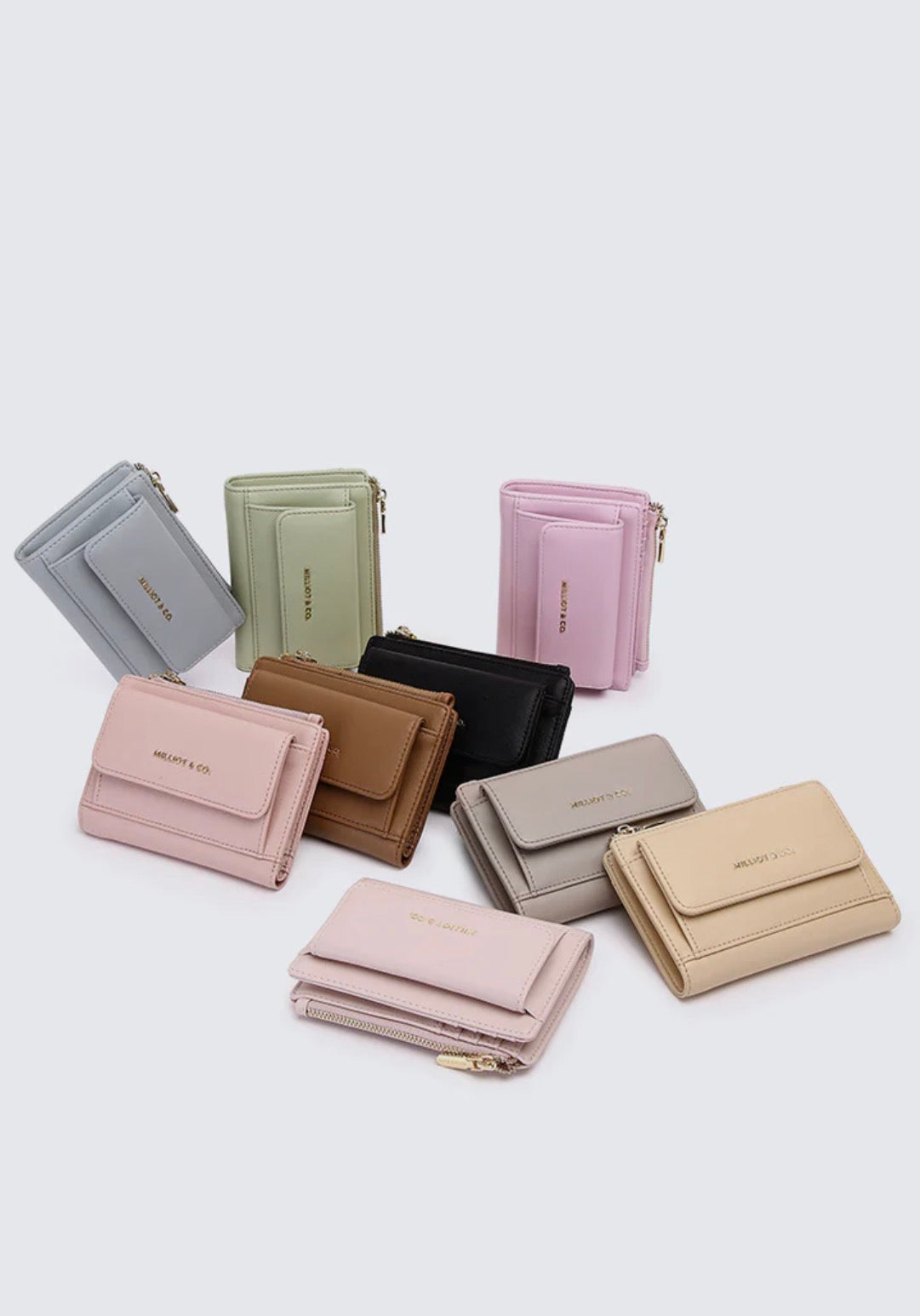 M&Co. Candy Pop Top Zip Mini Wallet
