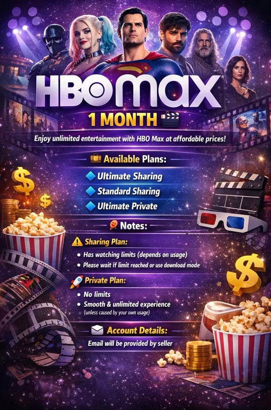 HBO Max (1 Month) - Private Unlimited Stream