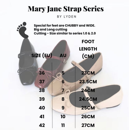 LYDEN Mary Jane Strap Series