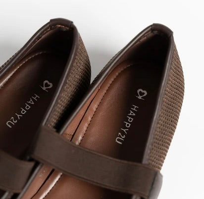 H2U Rosie Yarn Ribbon Flats