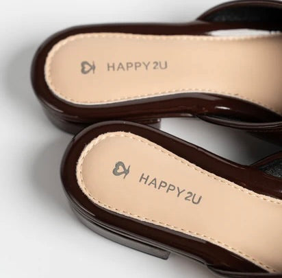 H2U Reed Ribbon Low Heels