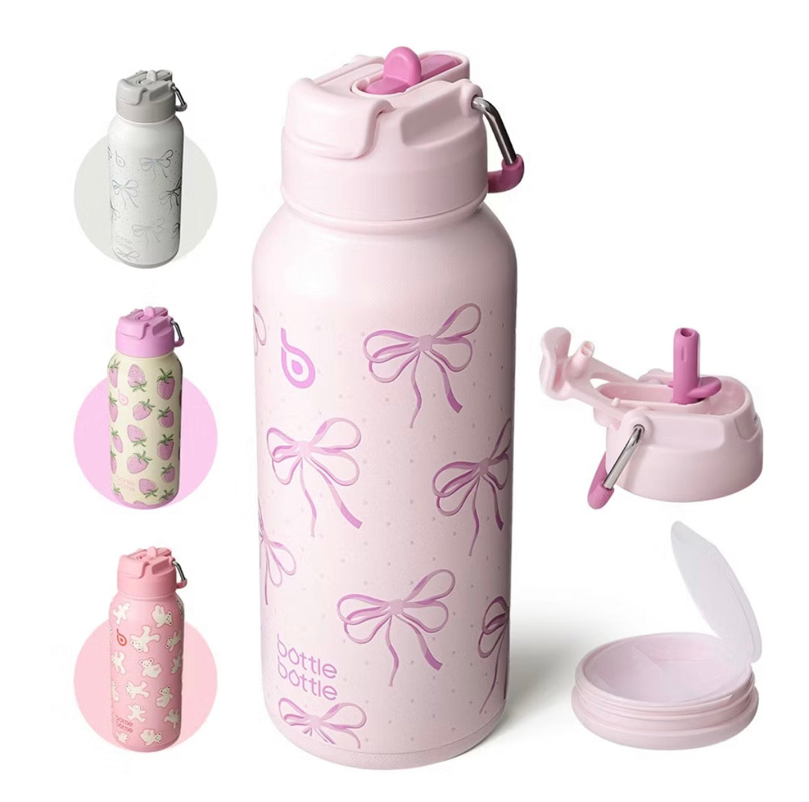 BOTTLE BOTTLE (32oz) Tumbler with Pill Storage Box