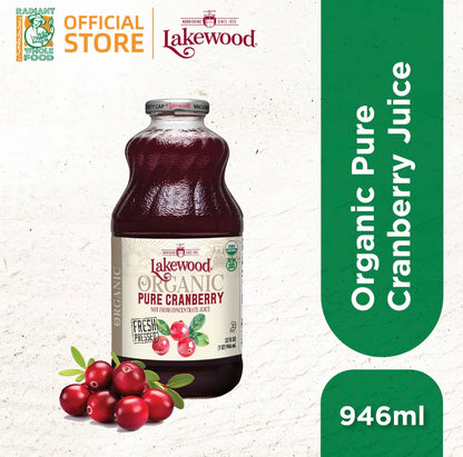 Lakewood Organic Pure Cranberry Juice 946ml