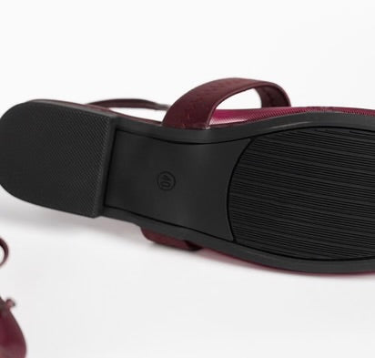 H2U Brynn Ribbon Slingback Flats