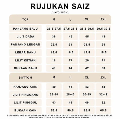 YM Azera Skirt Set - M-2XL