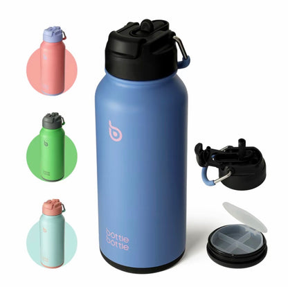BOTTLE BOTTLE Limited Edition Tumbler with Pill Storage Box 32oz