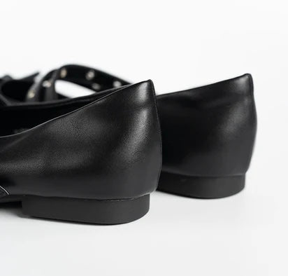 H2U Blake Double Strap Flats