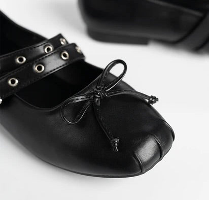 H2U Blake Double Strap Flats