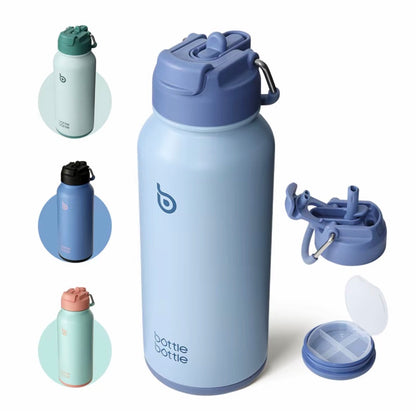BOTTLE BOTTLE Limited Edition Tumbler with Pill Storage Box 32oz