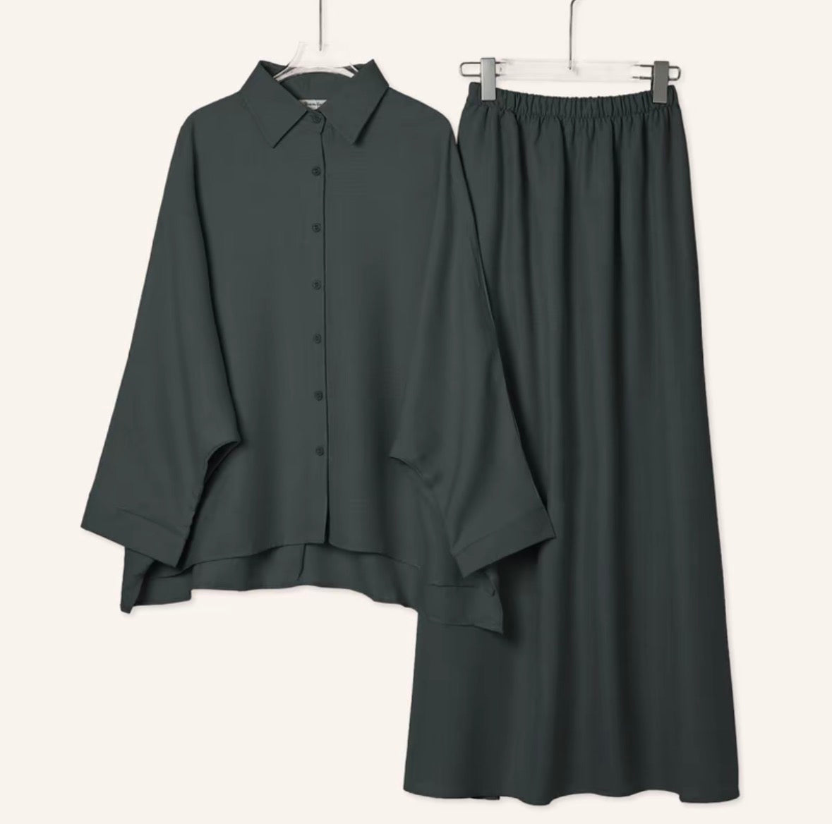 YM Alexa Skirt Set (Free/Plus Size)