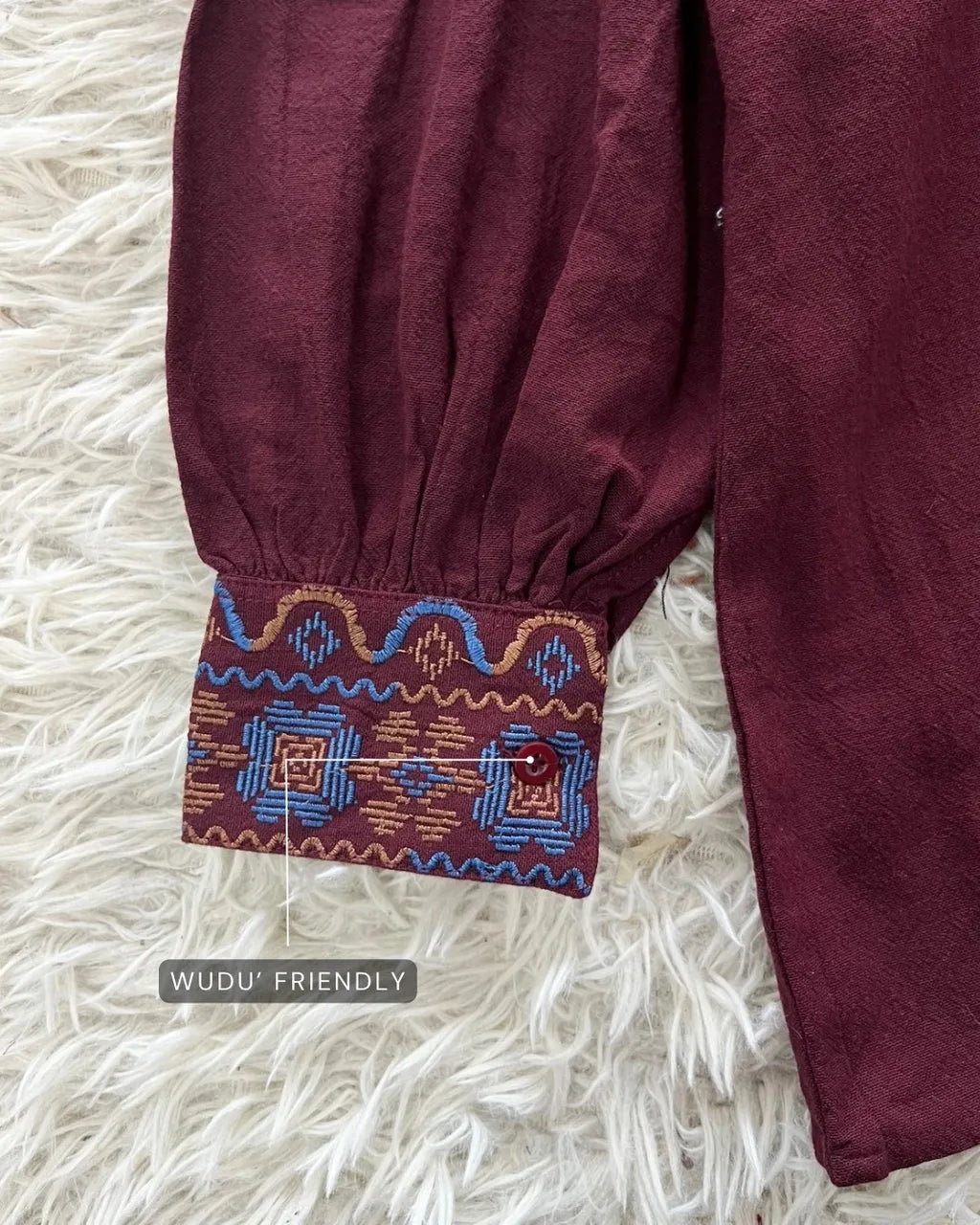 HW Raissa Embroidery Ruffle Blouse Top