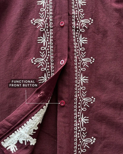 HW Ellma Embroidery Cotton Blouse