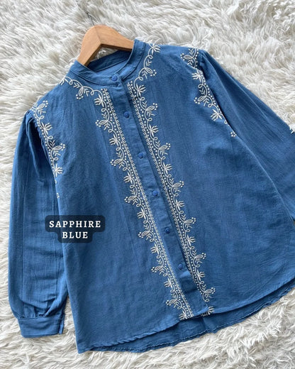 HW Ellma Embroidery Cotton Blouse