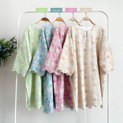 ABC Elle Embroidery Tunic Top