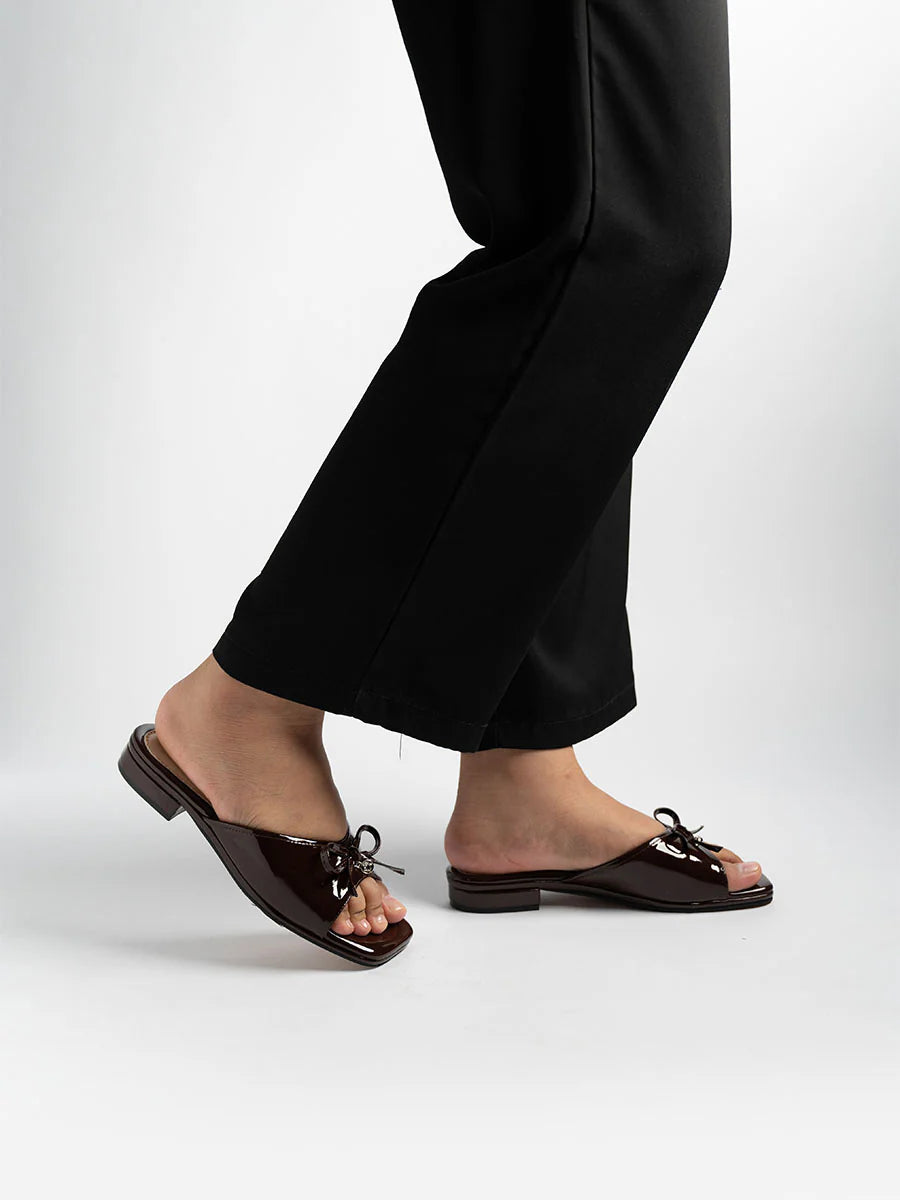 H2U Reed Ribbon Low Heels