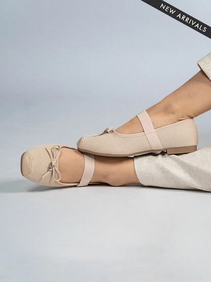 H2U Rosie Yarn Ribbon Flats