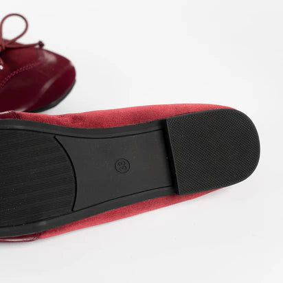 H2U Riley Ribbon Satin Flats