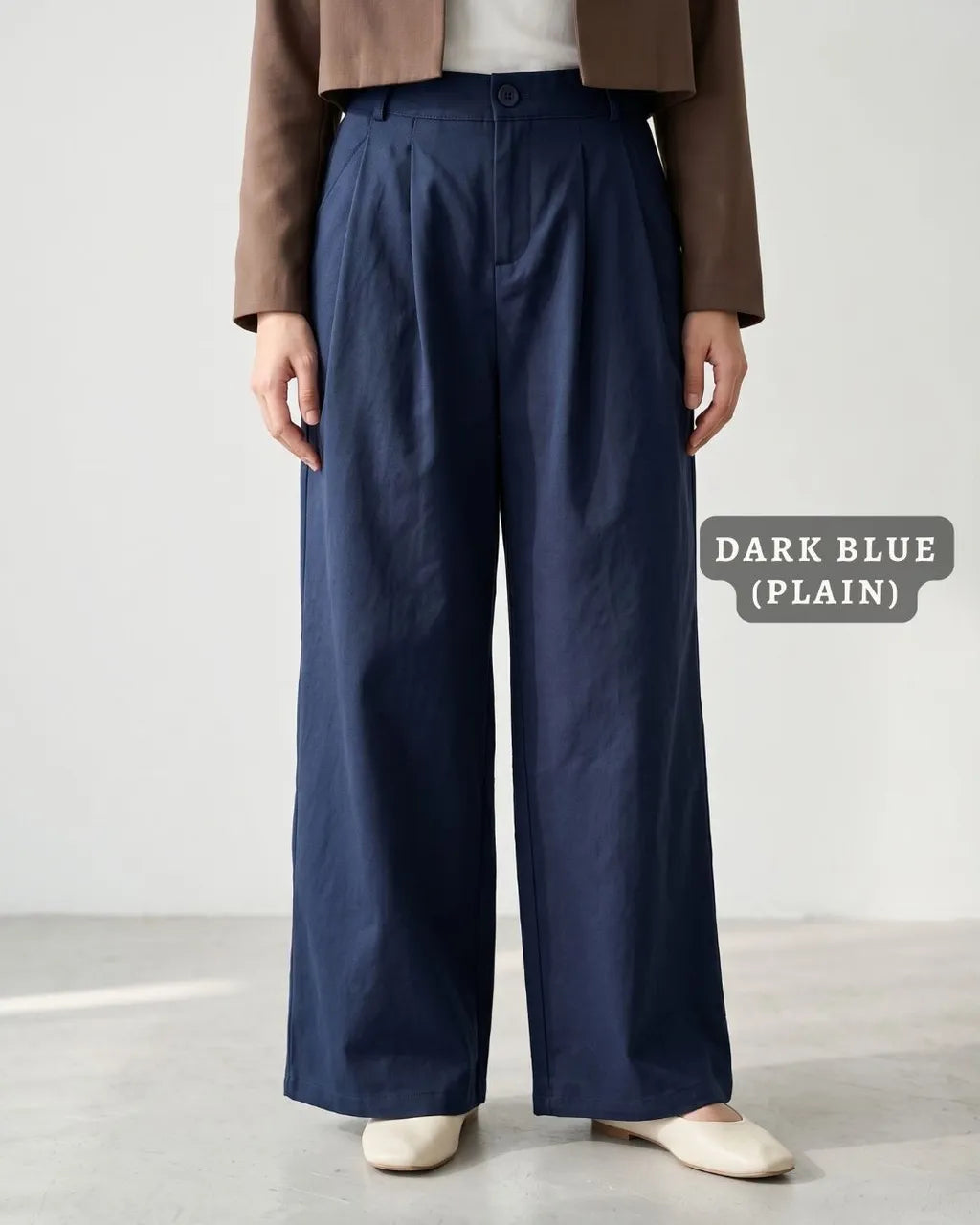 HW Zyha Cotton Slack Straight Cut Palazzo Long Pants