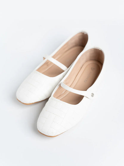 H2U Pearl Quilted Ballerina