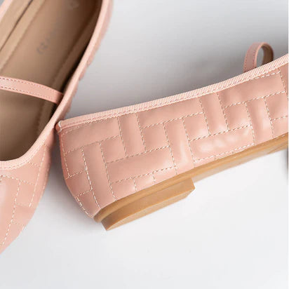 H2U Pearl Quilted Ballerina