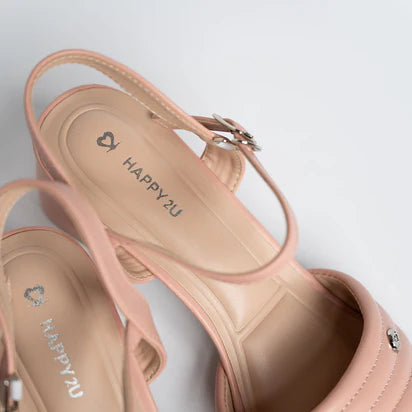 H2U Phily Quilted Sandal Heels