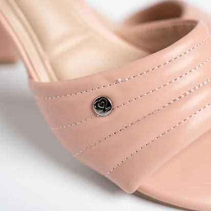H2U Phily Quilted Sandal Heels