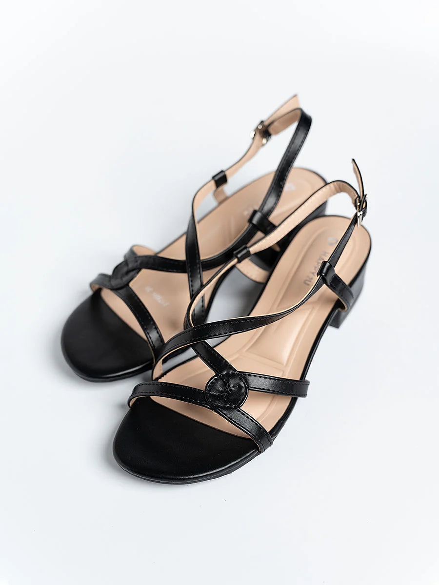 H2U Penny Woven Low Heels