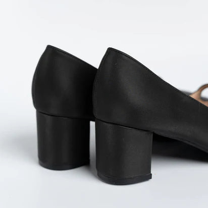 H2U Presley Strap Block Heels