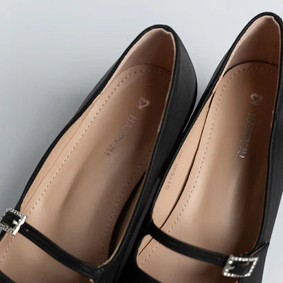 H2U Presley Strap Block Heels