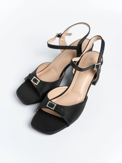 H2U Phoebe Slingback Sandal Heels