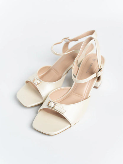 H2U Phoebe Slingback Sandal Heels