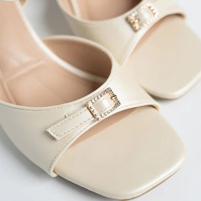 H2U Phoebe Slingback Sandal Heels