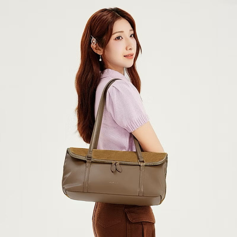 BT Suede Book Tote Bag