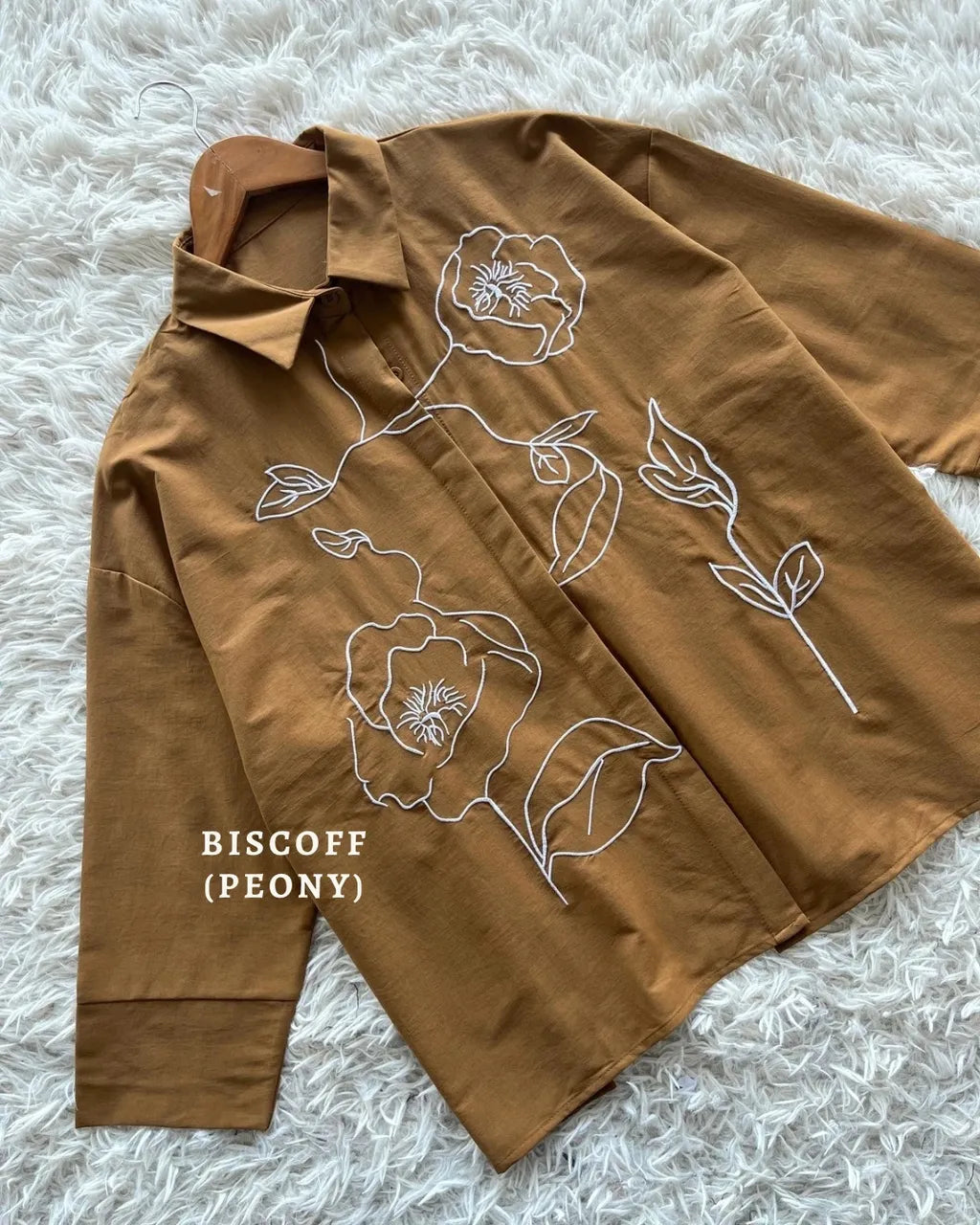 HW [TOP ONLY] Awraa Embroidery Baggy Blouse