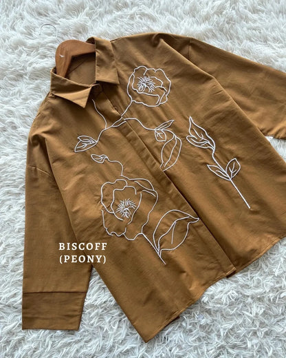 HW [TOP ONLY] Awraa Embroidery Baggy Blouse
