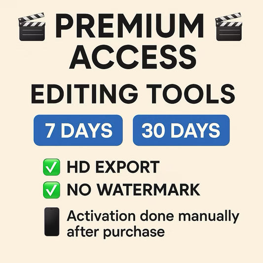 Cap Cut Tool Access – 30 Days