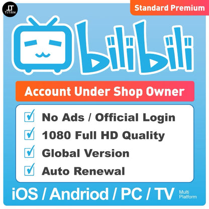 Bilibili TV :  Unlimited Anime | iOS Andriod Web Smart TV | No Ads | 1080p Full HD