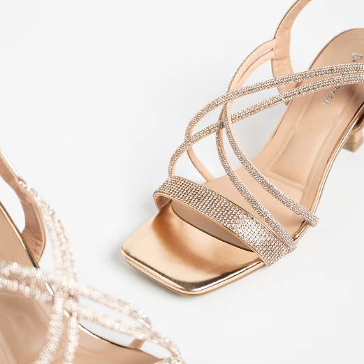 H2U Yvan Cross Slingback Heels - Langsari I Collection