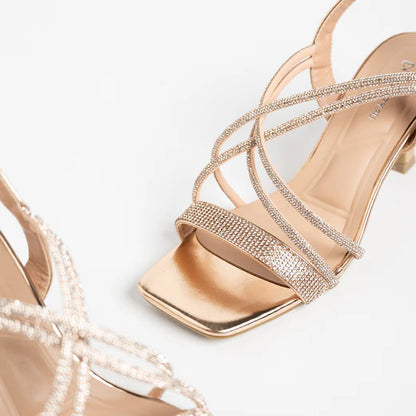 H2U Yvan Cross Slingback Heels - Langsari I Collection
