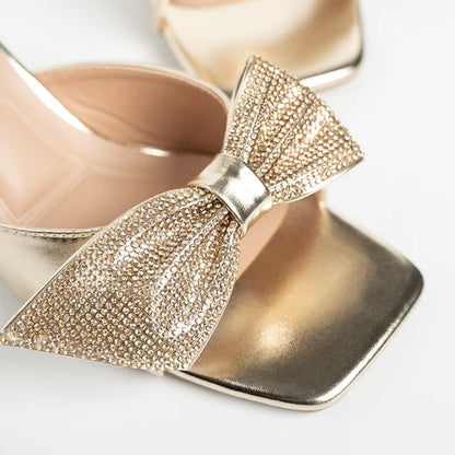 H2U Yumi Bow Glitter Heels - Langsari I Collection