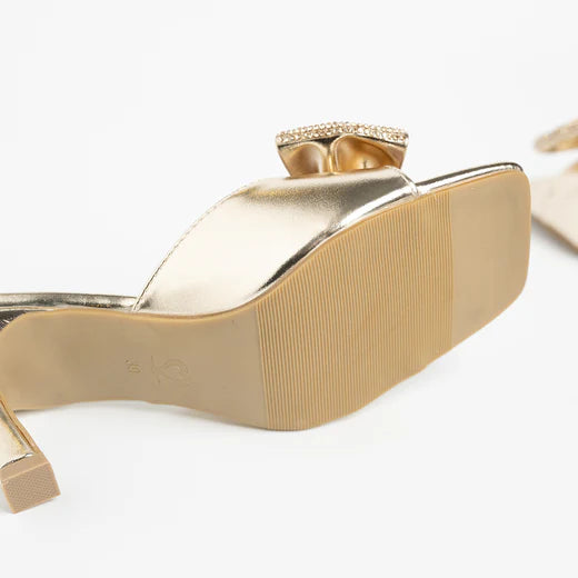 H2U Yumi Bow Glitter Heels - Langsari I Collection