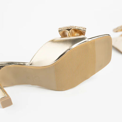 H2U Yumi Bow Glitter Heels - Langsari I Collection