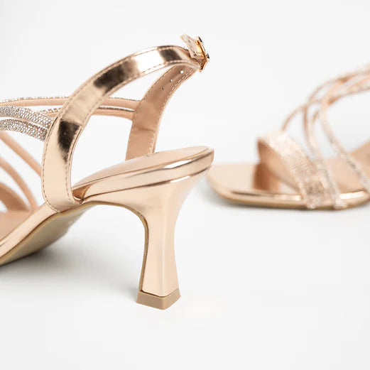 H2U Yvan Cross Slingback Heels - Langsari I Collection