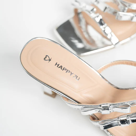 H2U Youka Ribbon Glossy Heels - Langsari I Collection