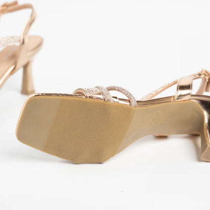 H2U Yvan Cross Slingback Heels - Langsari I Collection