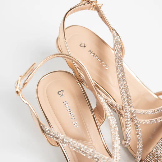 H2U Yvan Cross Slingback Heels - Langsari I Collection